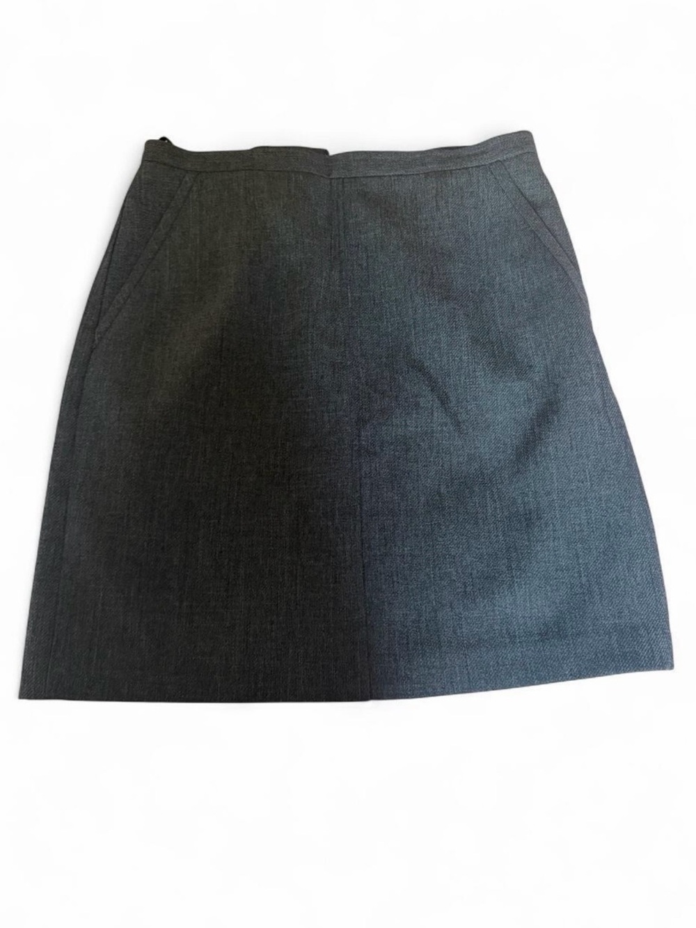 🦋Anne Klein Dark Gray A-Line Work Skirt